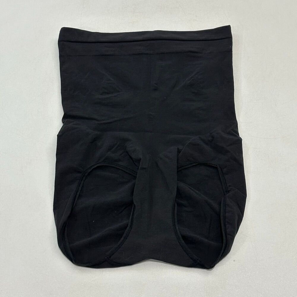 Spanx Women's High-Waist Shaping Shorts Black Control Tummy Shaper, Size 2X